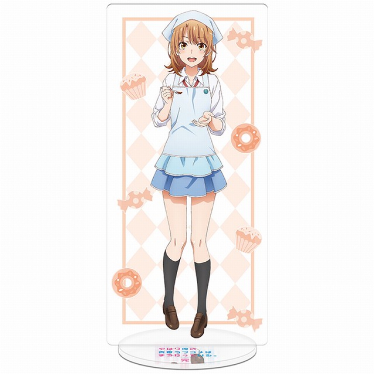 Yahari ore no seishun rabu kome wa machigatte iru Isshiki.Iroha Acrylic Standing Plates 20-22CM 