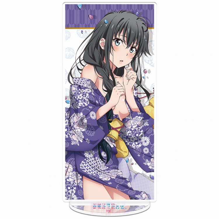 Yahari ore no seishun rabu kome wa machigatte iru Yukinoshita.Yukino Acrylic Standing Plates 20-22CM 