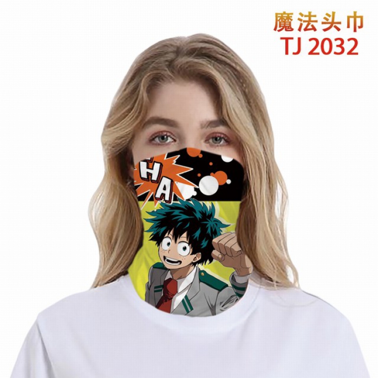 My Hero Academia Color printing magic turban scarf-TJ-2032