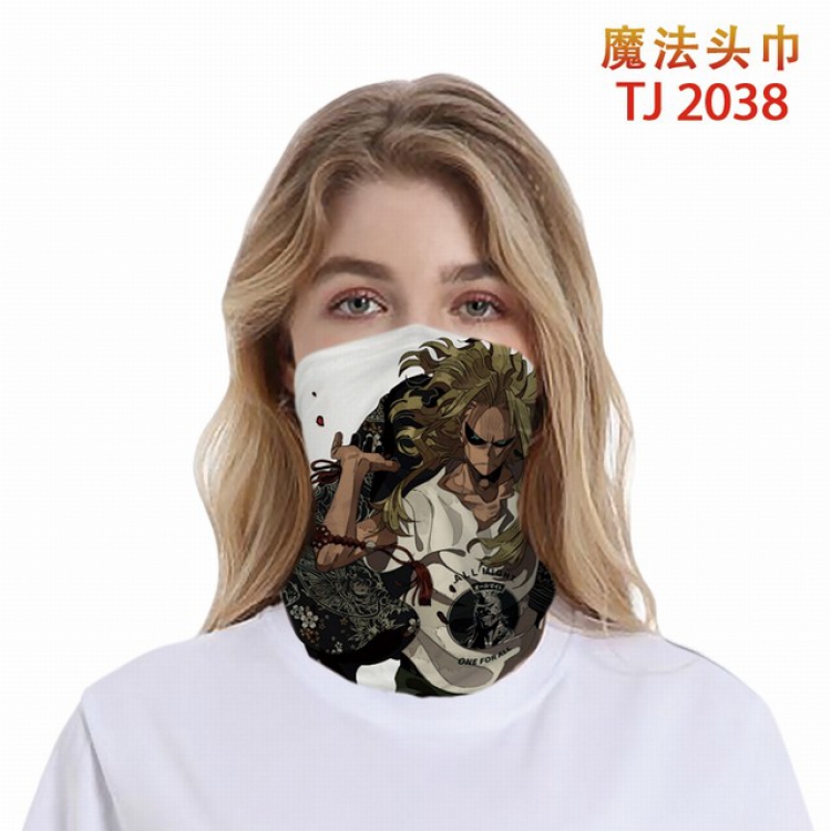 My Hero Academia Color printing magic turban scarf-TJ-2038