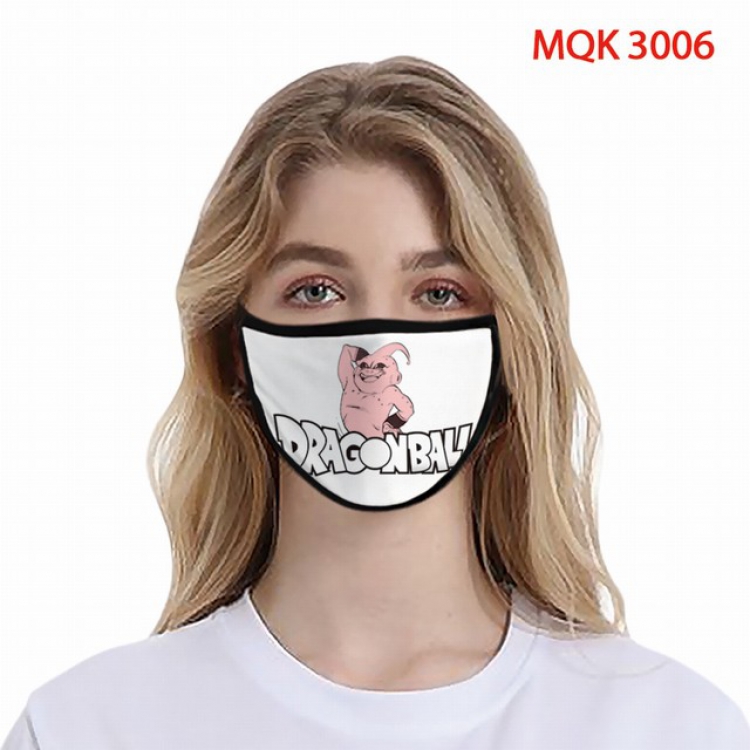 Dragon Ball Color printing Space cotton Masks price for 5 pcs MQK3006