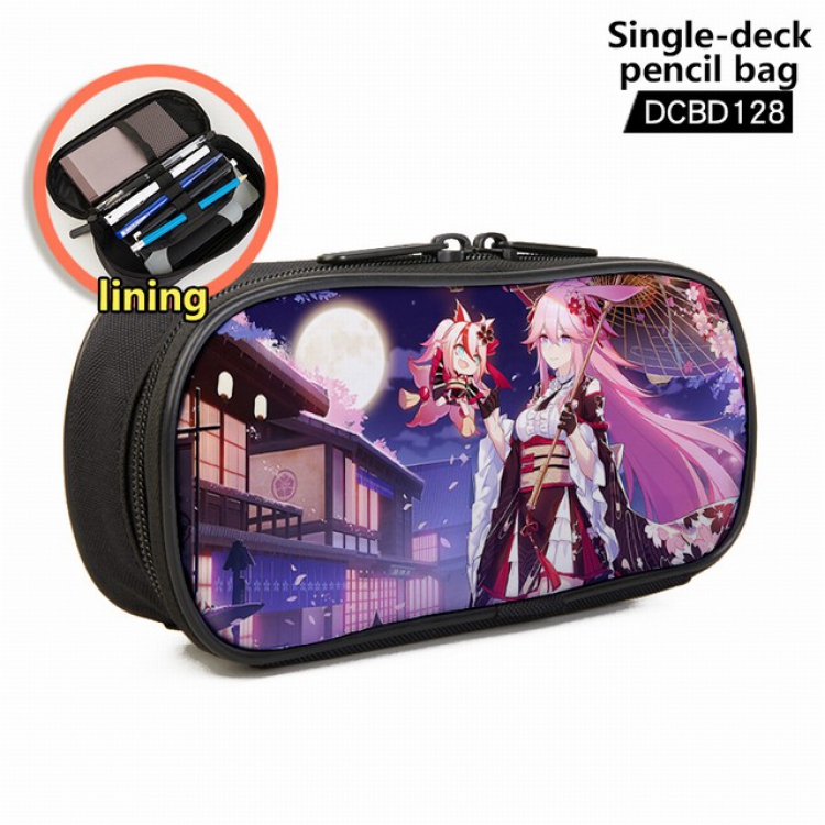 MmiHoYo Game single layer waterproof pen case 25X7X12CM -DCBD128