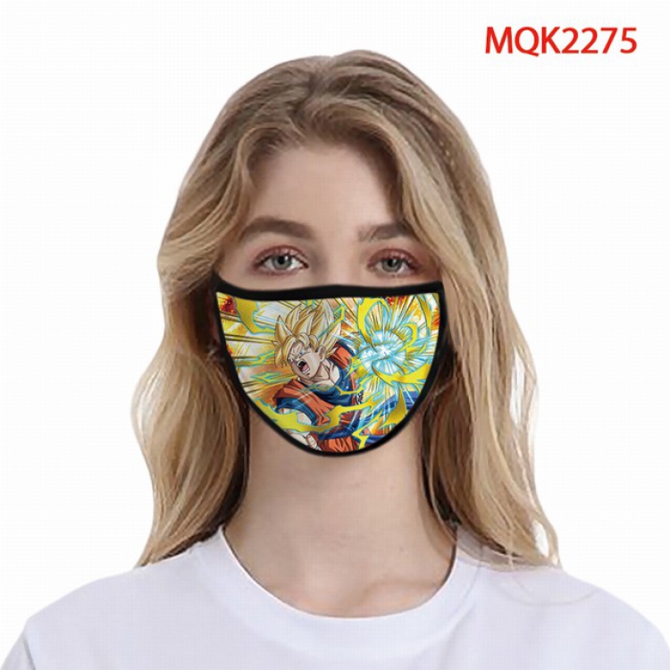 Dragon Ball Color printing Space cotton Masks price for 5 pcs MQK2275