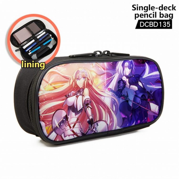Fate grand order Anime single layer waterproof pen case 25X7X12CM -DCBD135