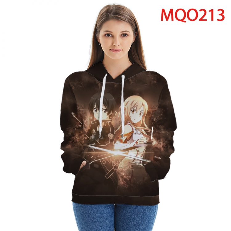 Sword Art Online Full Color Patch pocket Sweatshirt Hoodie EUR SIZE 9 sizes from XXS to XXXXL MQO 213
