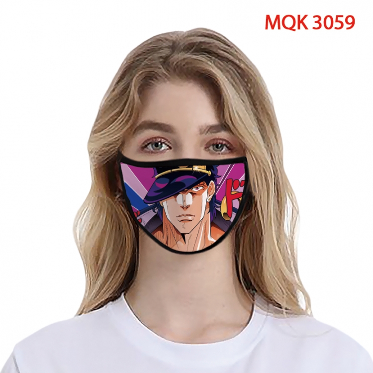 JoJos Bizarre Adventure Color printing Space cotton Masks price for 5 pcs MQK-3059