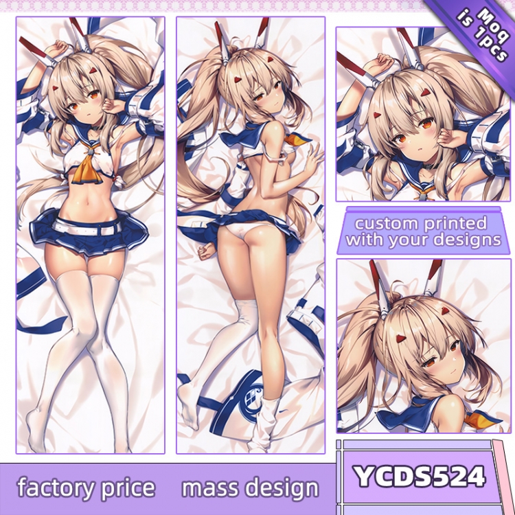 Azur Lane Anime body pillow cushion  50X150CM YCDS524