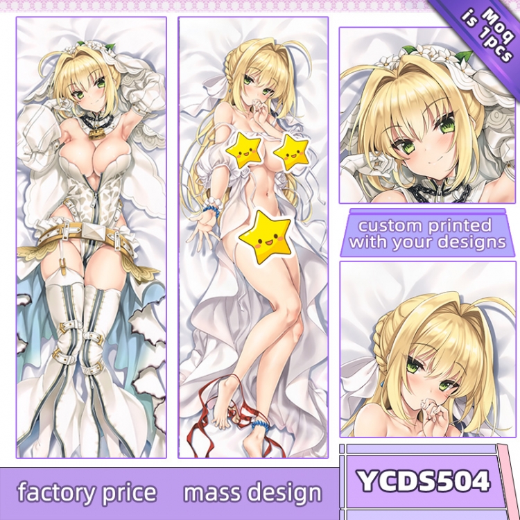 Fate Grand Order Anime body pillow cushion  50X150CM YCDS504