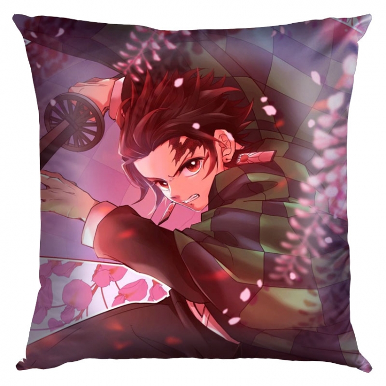 Demon Slayer Kimets Anime Double-sided full color pillow cushion 45X45CM G4-228 NO FILLING