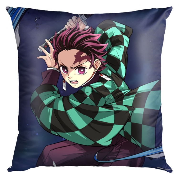 Demon Slayer Kimets Anime Double-sided full color pillow cushion 45X45CM G4-223 NO FILLING