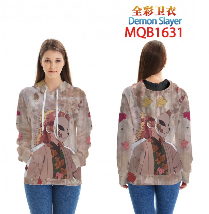 Demon Slayer Kimets Full-color jacket, hooded and unzipped vests 8 sizes from  XS to XXXXL MQB-1631