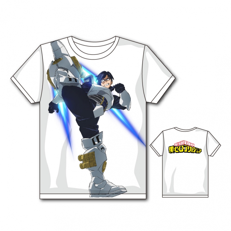 My Hero Academia Full color printing flower short sleeve T-shirt S-5XL, 8 sizes MH32