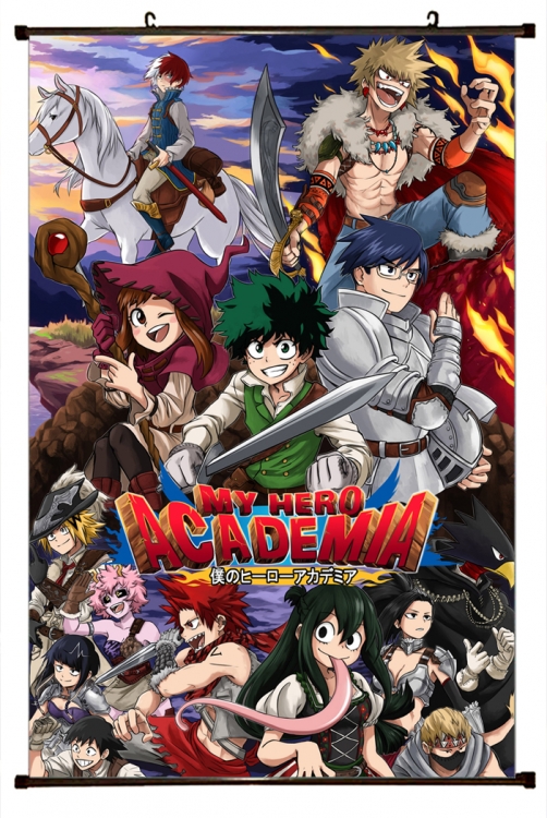 My Hero Academia Plastic pole cloth painting Wall Scroll 60X90CM w9-284 NO FILLING