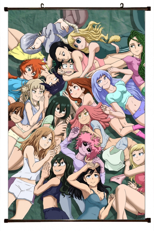 My Hero Academia Plastic pole cloth painting Wall Scroll 60X90CM w9-334 NO FILLING