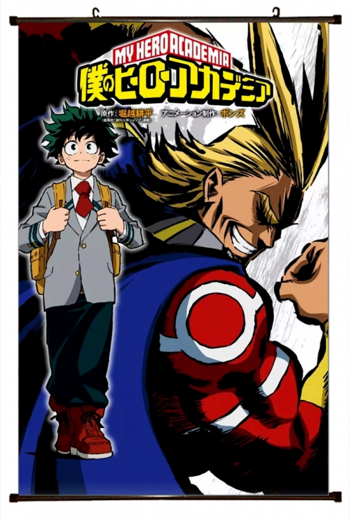 My Hero Academia Plastic pole cloth painting Wall Scroll 60X90CM w9-253 NO FILLING