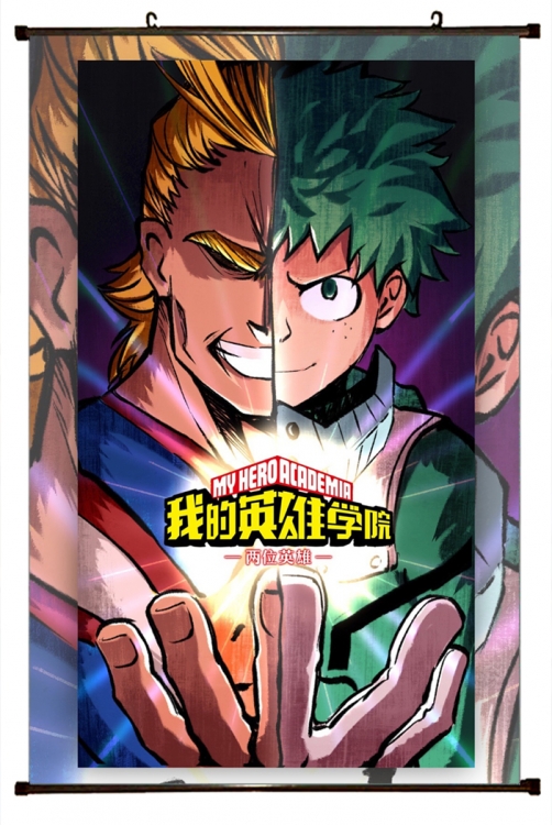 My Hero Academia Plastic pole cloth painting Wall Scroll 60X90CM w9-268 NO FILLING