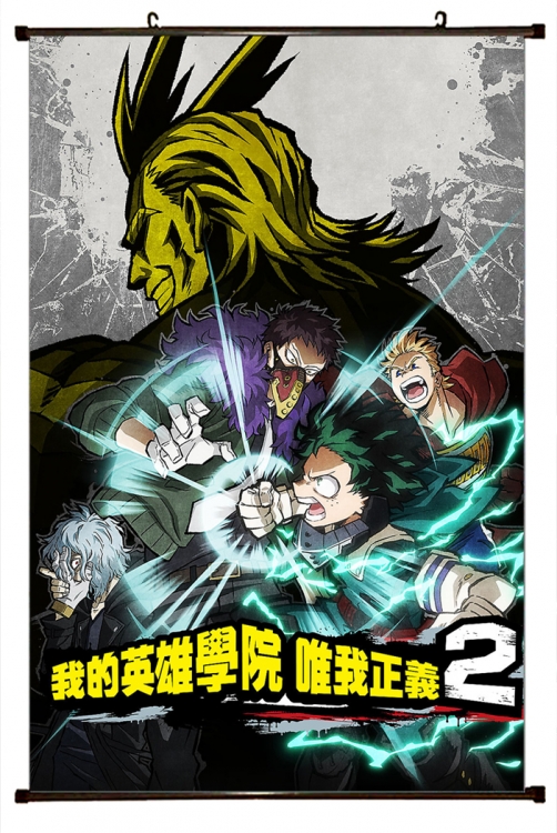 My Hero Academia Plastic pole cloth painting Wall Scroll 60X90CM w9-269 NO FILLING