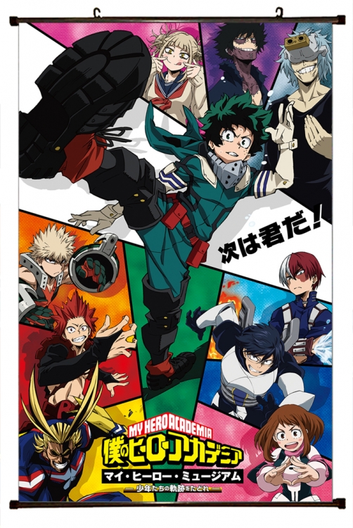 My Hero Academia Plastic pole cloth painting Wall Scroll 60X90CM w9-271 NO FILLING