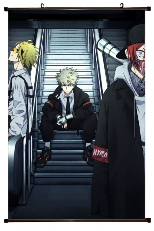 My Hero Academia Plastic pole cloth painting Wall Scroll 60X90CM w9-291 NO FILLING