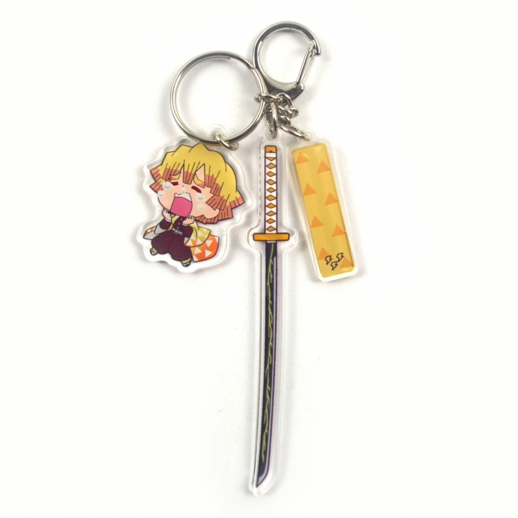 Demon Slayer Kimets keychain pendant ornament 4.6x10CM price for 2 pcs