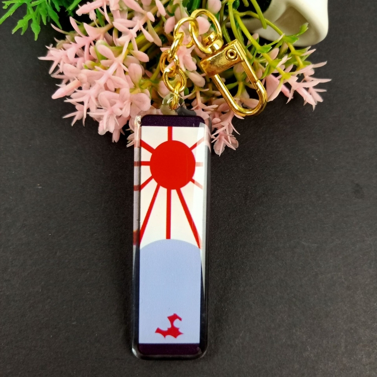 Demon Slayer Kimets Keychain pendant acrylic 7.3X2.3CM price for 3 pcs 16728103645