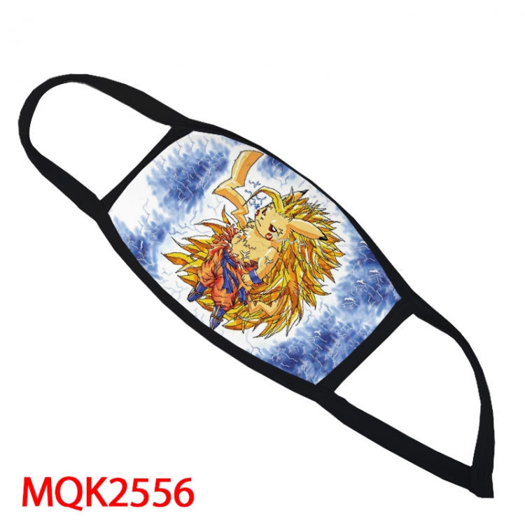 Dragonball and Pikachu  Color printing Space cotton Masks price for 5 pcs MQK2556