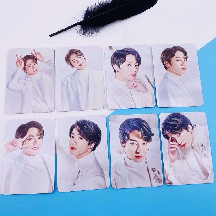 BTS Random card photo 5.4X8.4CM a set of 8 price for 5 sets