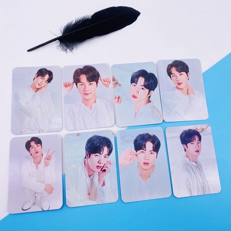 BTS Random card photo 5.4X8.4CM a set of 8 price for 5 sets