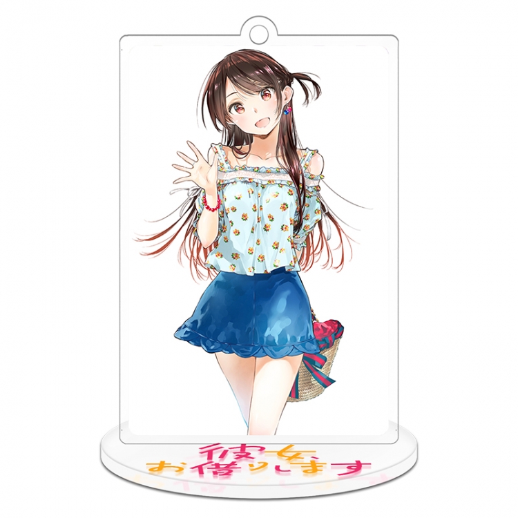 Rent-A-Girlfriend acrylic Keychain 8cm