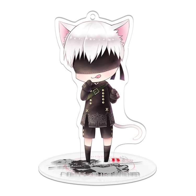 NieR：Automata Q version 9S acrylic Keychain 8cm