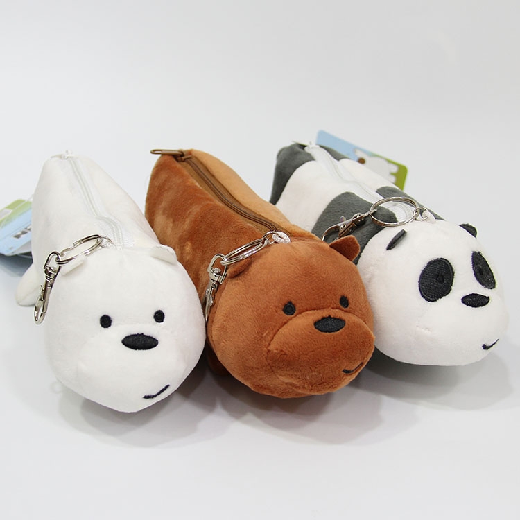 Three Bears  Cartoon Pencil Bag for  Student 24CM price for 5 pcs