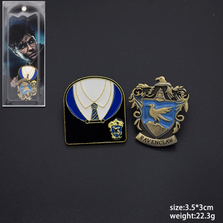 Harry Potter Blue brooch 3.5x3cm 22.3g