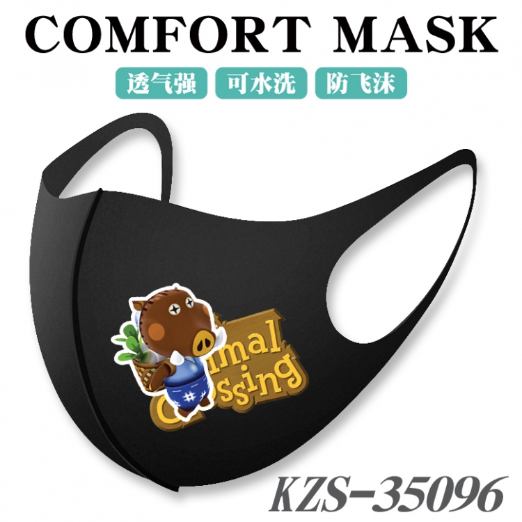 Animal Crossing Anime 3D digital printing masks  price for 5 pcs KZS-35096A
