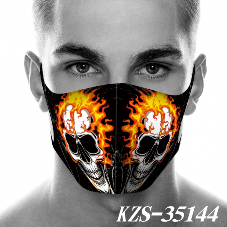 Skull and Flag Anime 3D digital printing masks  price for 5 pcs