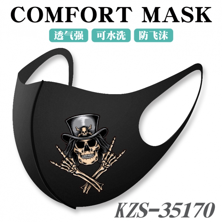 Skull and Flag Anime 3D digital printing masks  price for 5 pcs