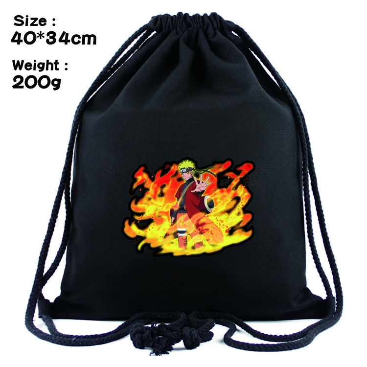 Naruto Anime Drawstring Bags Bundle Backpack    style 6
