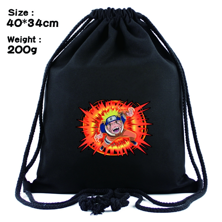 Naruto Anime Drawstring Bags Bundle Backpack    style 2