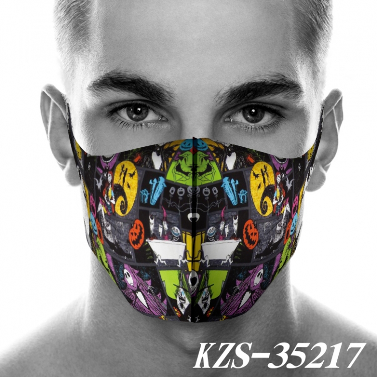 The Nightmare Before Christmas 3D digital printing masks price for 5 pcs KZS-35217A