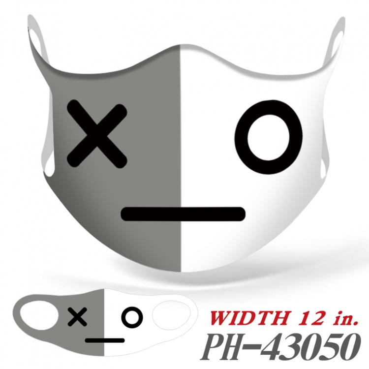 BTS  full color Ice silk Cartoon Mask  price for 5 pcs