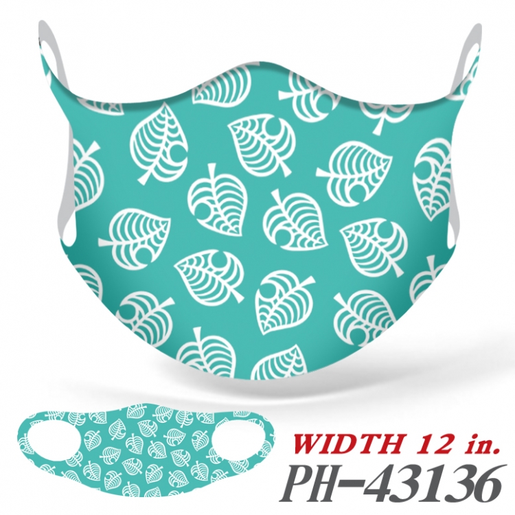 Animal Crossing Ice silk Cartoon Masks  price for 5 pcs