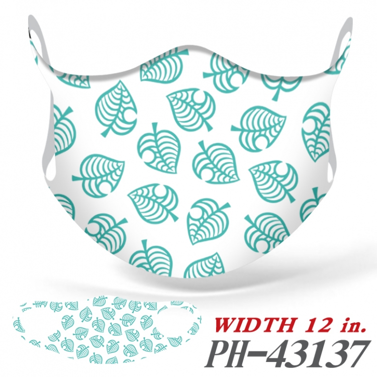 Animal Crossing Ice silk Cartoon Masks  price for 5 pcs