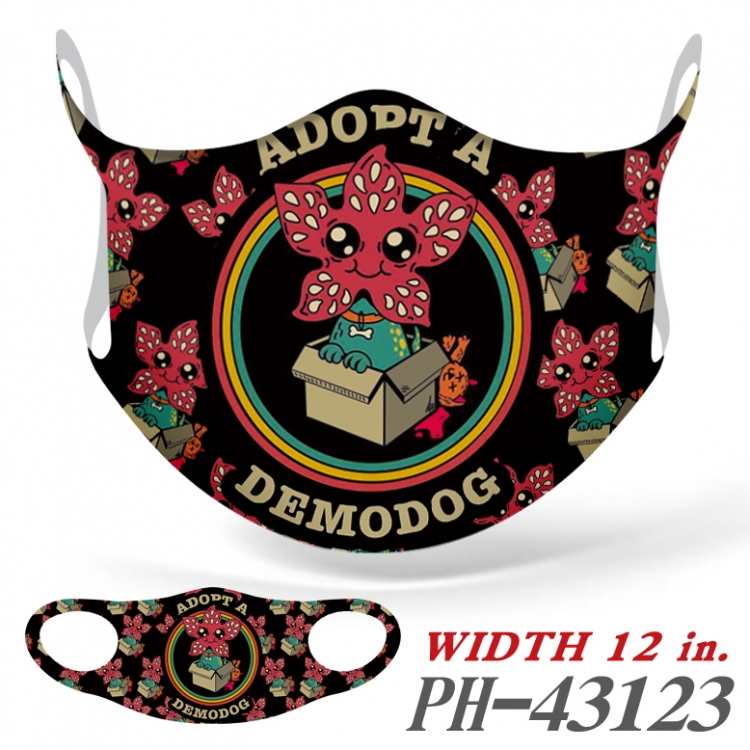 Stranger Things  Ice silk Cartoon Masks  price for 5 pcs