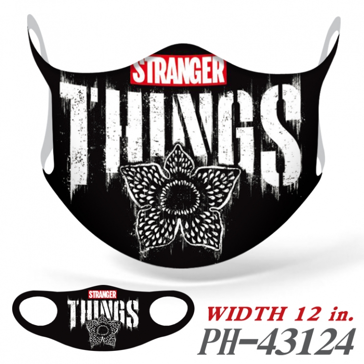 Stranger Things  Ice silk Cartoon Masks  price for 5 pcs