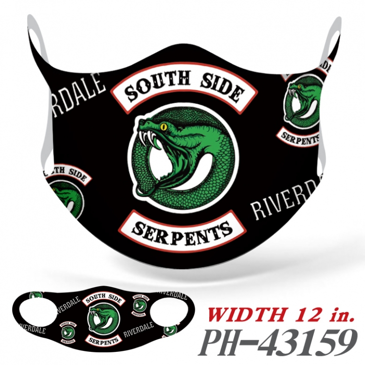 RIVERDALE  Ice silk Cartoon Masks  price for 5 pcs