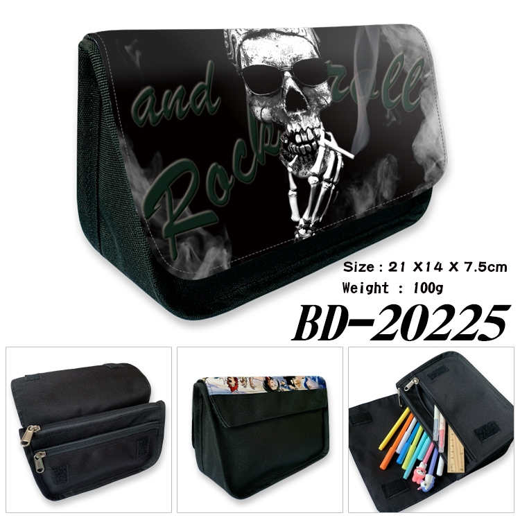 Anime double layer  canvas pencil bag wallet 21X14X7.5CM 100G