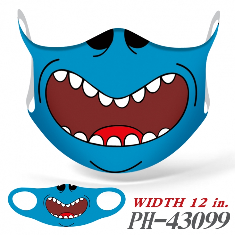 Rick and Morty Anime Ice silk  seamless Mask   price for 5 pcs 