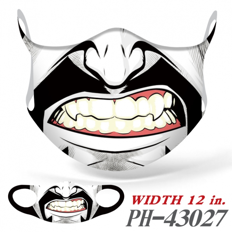 Full color  Anime Ice silk  seamless Mask   price for 5 pcs