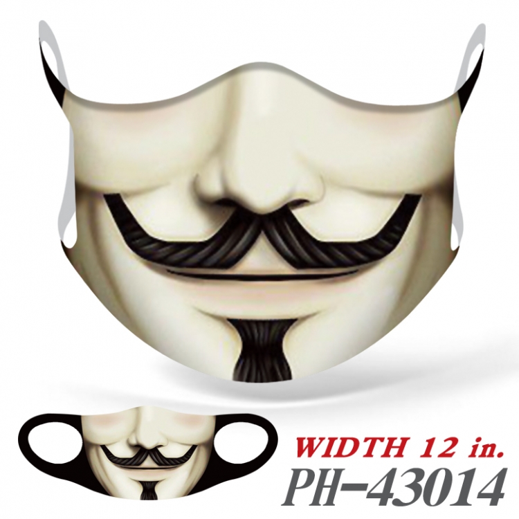 Full color  Anime Ice silk  seamless Mask   price for 5 pcs