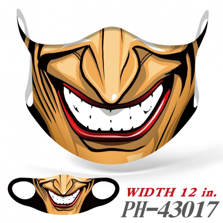 Full color  Anime Ice silk  seamless Mask   price for 5 pcs