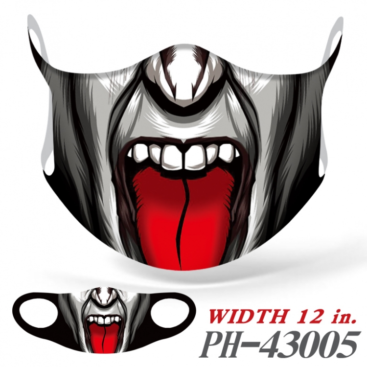 Full color  Anime Ice silk  seamless Mask   price for 5 pcs